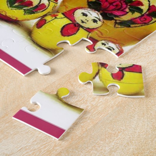 Matryoshka Dolls Legpuzzel (Zijkant)