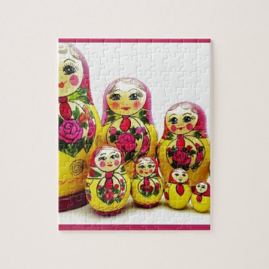 Matryoshka Dolls Legpuzzel (Verticaal)