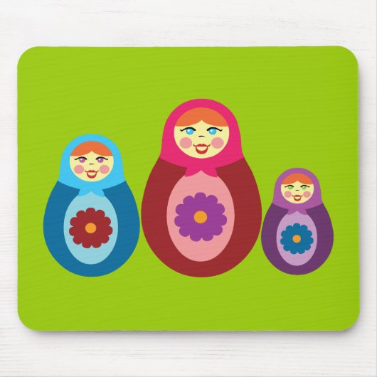 Matryoshka Dolls Muismat (Voorkant)
