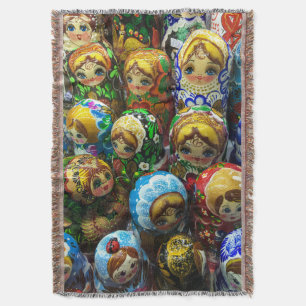 Matryoshka Dolls Souvenir Kiosk Travel Photo Deken