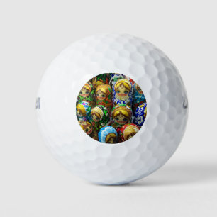 Matryoshka Dolls Souvenir Kiosk Travel Photo Golfballen