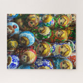 Matryoshka Dolls Souvenir Kiosk Travel Photo Legpuzzel (Horizontaal)
