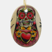 matryoshka keramisch ornament (Achterkant)