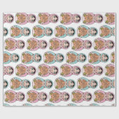 Matryoshka Nesting Doll Babushka Speelgoed Gift Cadeaupapier (Vlak)