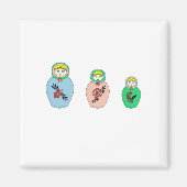 Matryoshka-pop Magneet (Voorkant)