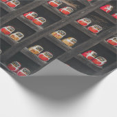 Matryoshka-pop op plank cadeaupapier (Hoek)