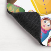 Matryoshka-pop - Russisch nest poppenpatroon Muismat (Hoek)