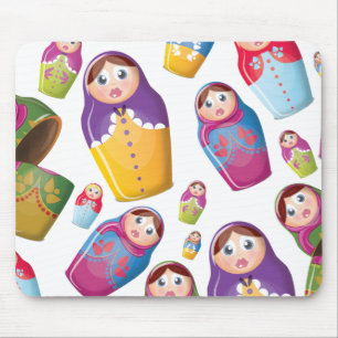 Matryoshka-pop - Russisch nest poppenpatroon Muismat