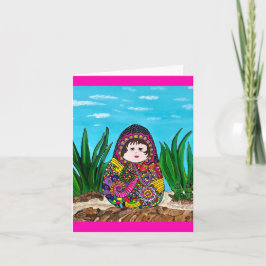 Matryoshka pop-up kaart