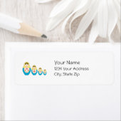 Matryoshka Russische nestpoppen Etiket (Insitu)