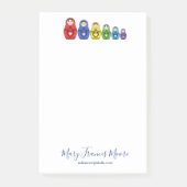 Matryoshka Russische nestpoppen Post-it® Notes (Voorkant)