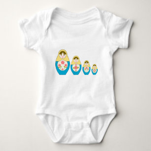 Matryoshka Russische nestpoppen Romper