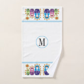 Matryoshka Russische poppen met monogram Bad Handdoek (Handdoek)