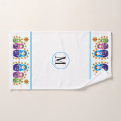 Matryoshka Russische poppen met monogram Bad Handdoek (Handdoek)