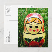 Matryoshka Ukraine Folk Art Briefkaart (Voorkant / Achterkant)