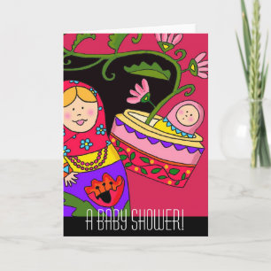 Matryoshka's Baby shower Oekraïense Folk Art