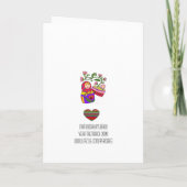 Matryoshka's Baby shower Oekraïense volkskunst (Achterkant)