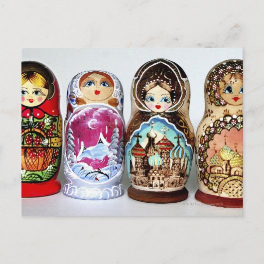Matryoshkas Briefkaart (Voorkant)