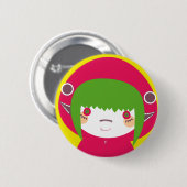Matryoska (pin 2) ronde button 5,7 cm (Voorkant /achterkant)