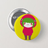 Matryoska (Pin) Ronde Button 5,7 Cm (Voorkant /achterkant)