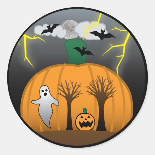 Mat's Halloween Sticker (Voorkant)