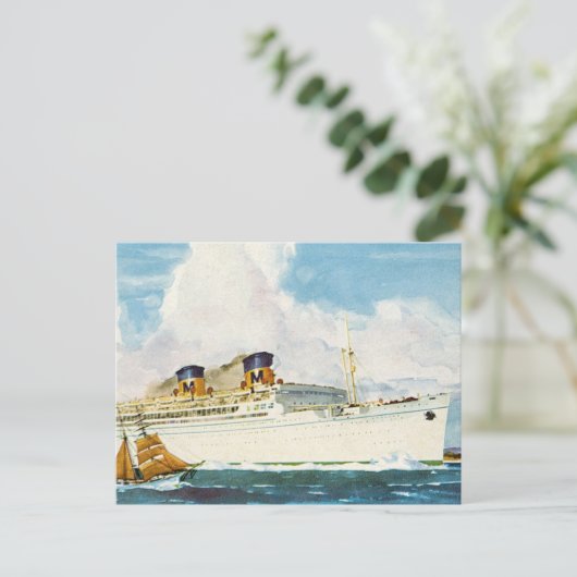 Matson Liner to Hawaii Briefkaart (Staand voorkant)