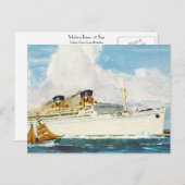 Matson Liner to Hawaii Briefkaart (Voorkant / Achterkant)