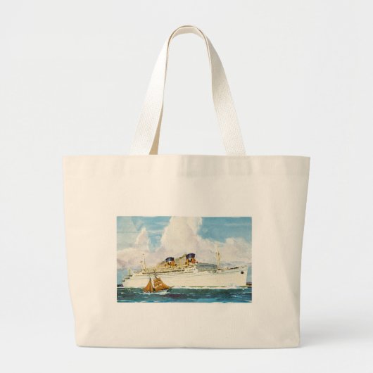 Matson Liner to Hawaii Grote Tote Bag (Voorkant)