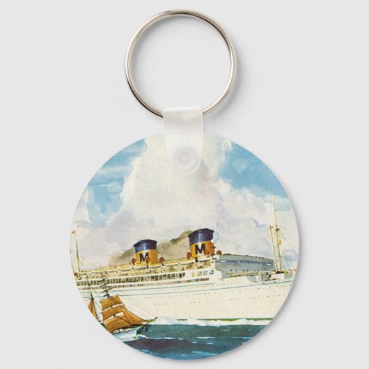 Matson Liner to Hawaii Sleutelhanger (Voorkant)