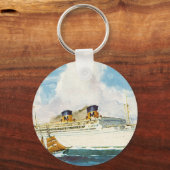 Matson Liner to Hawaii Sleutelhanger (Voorkant)