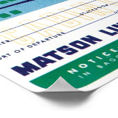Matson Oceanic Line Poster (Hoek)