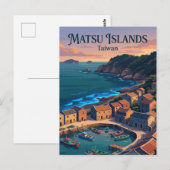 Matsu-eilanden Taiwan Briefkaart (Voorkant / Achterkant)