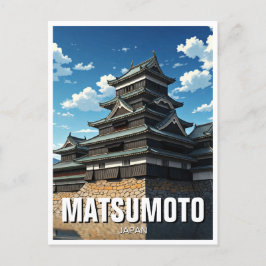 Matsumoto Castle Japan Briefkaart