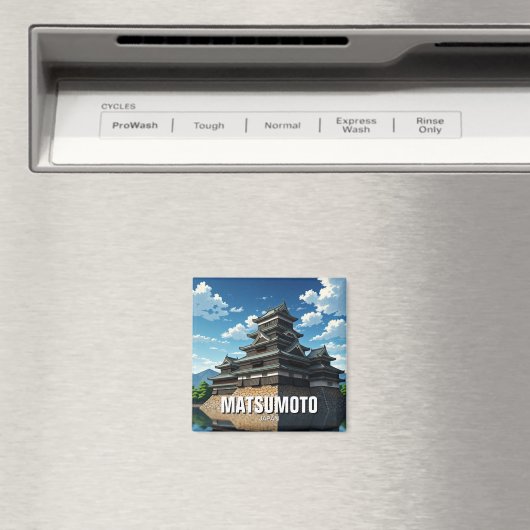 Matsumoto Castle Japan Magneet (Insitu (Vaatwasser))
