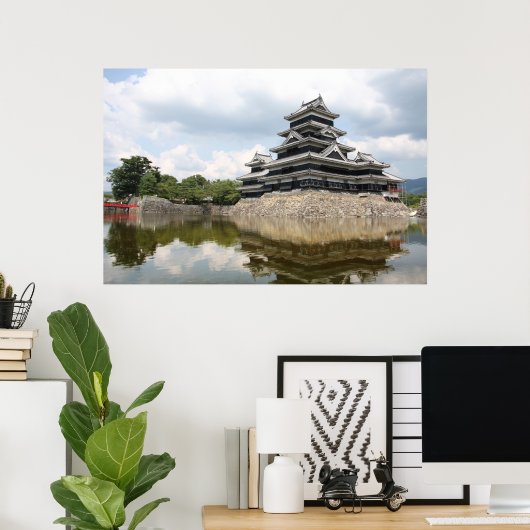 Matsumoto Castle Poster (Thuiskantoor)