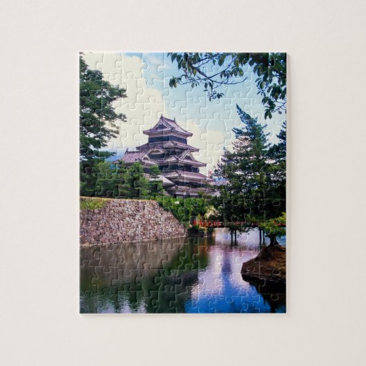 Matsumoto Castle puzzle Legpuzzel (Verticaal)