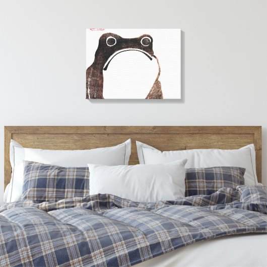 Matsumoto Hoji Frog Canvas Afdruk (Insitu (Slaapkamer))