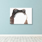 Matsumoto Hoji Frog Canvas Afdruk (Insitu (Houten vloer))