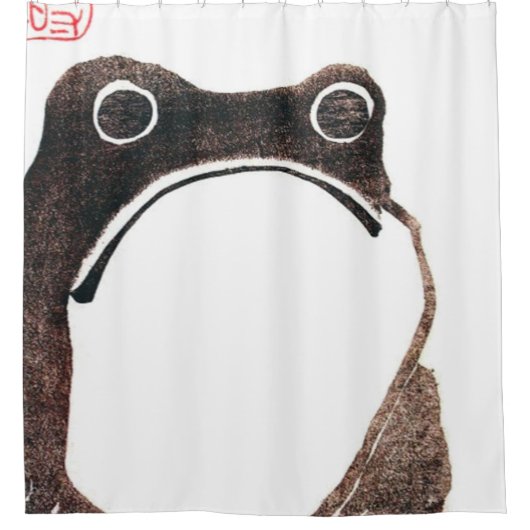 Matsumoto Hoji Frog Douchegordijn (Voorkant)