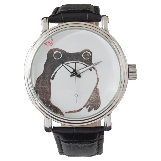 Matsumoto Hoji Frog Horloge (Voorkant)