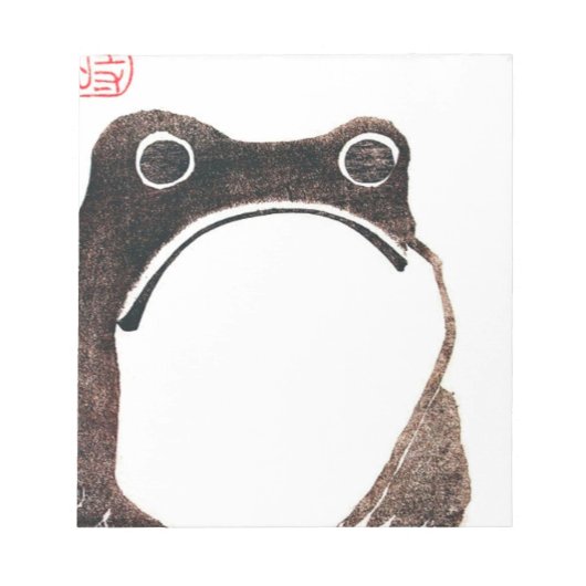 Matsumoto Hoji Frog Notitieblok (Voorkant)