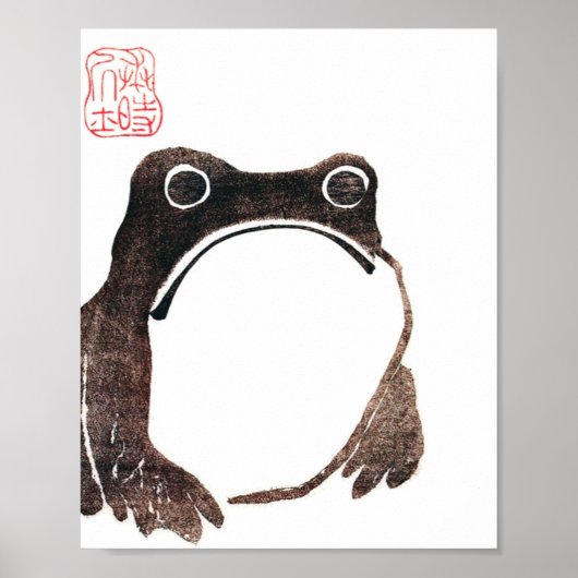 Matsumoto Hoji Frog Poster (Voorkant)