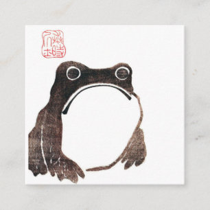 Matsumoto Hoji Frog Vierkante Visitekaartje