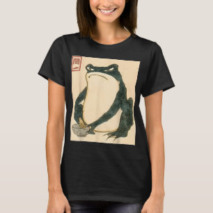 Matsumoto Hoji Japanese Frog Ukiyo-e Toad Meme Aes T-shirt