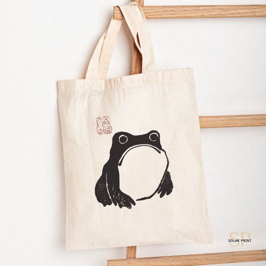 Matsumoto Hoji Sad Frog Japanse kunst Tote Bag