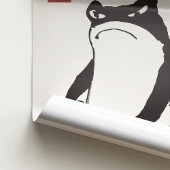 Matsumoto Hoji Sad Frog Schilderij Kunst Print