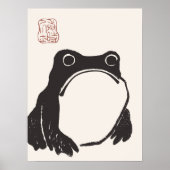 Matsumoto Hoji's Sad Frog Art Print (Voorkant)