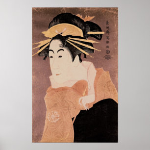 Matsumoto Yonesaburo in de rol van de courtesan Poster