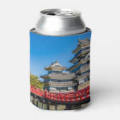 Matsumotokasteel en brug blikjeskoeler (Blikje Voorkant)