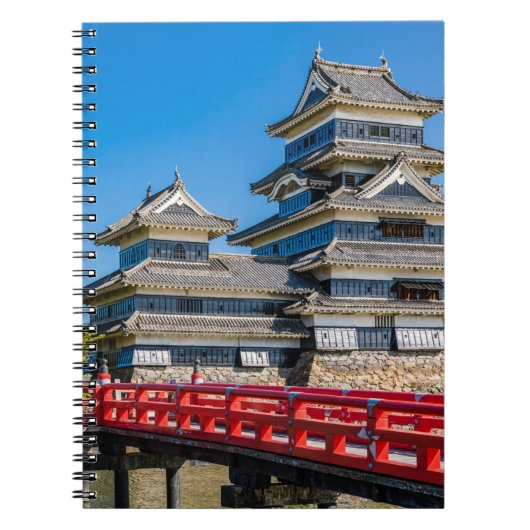 Matsumotokasteel en brug notitieboek (Voorkant)